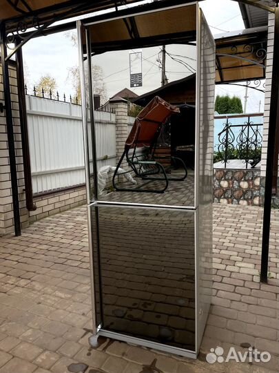 Холодильник LG зеркальный