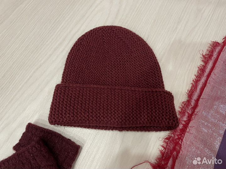 Шапка, платок, перчатки, повязка