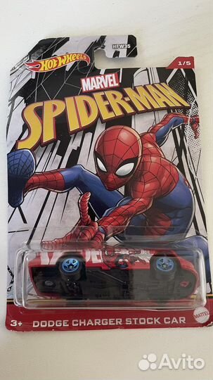 Человек-паук машинки hot wheels