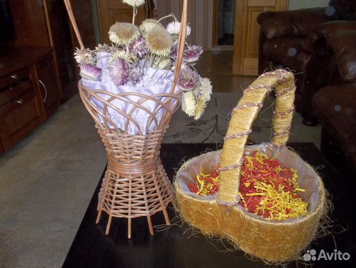 Корзинки для интерьера и оформления
