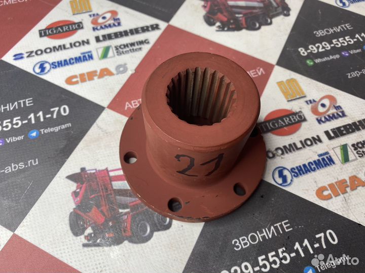 Фланец D-100 6 отв. Z-21 (выточка внутрь)