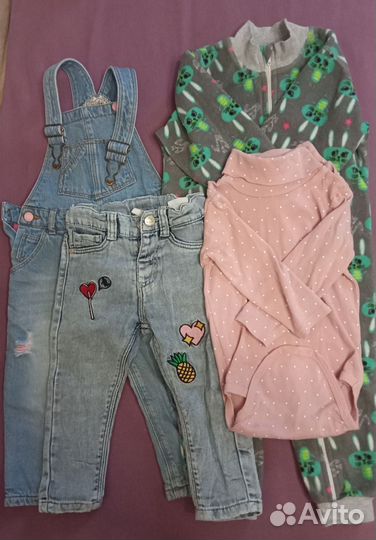 Вещи для девочки 86 размер