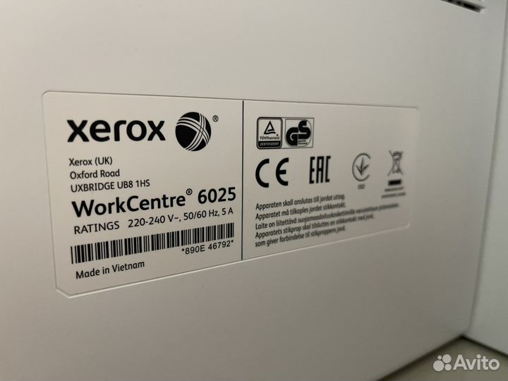 Мфу xerox workcentre 6025 на запчасти