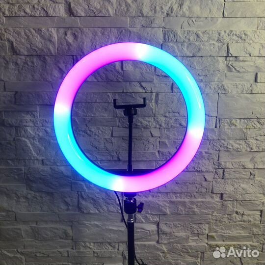 Кольцевая лампа RGB 33 см