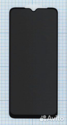 Защитное стекло "Анти-шпион" Xiaomi poco C40