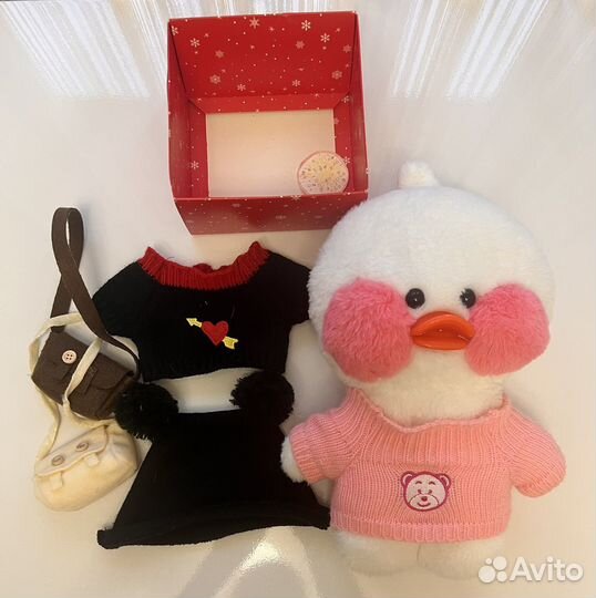 Мягкая игрушка утка Лалафанфан