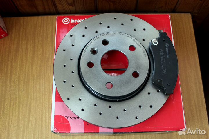 Диски тормозные на chevrolet Aveo t300