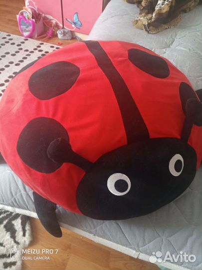 Пуфик Божья коровка