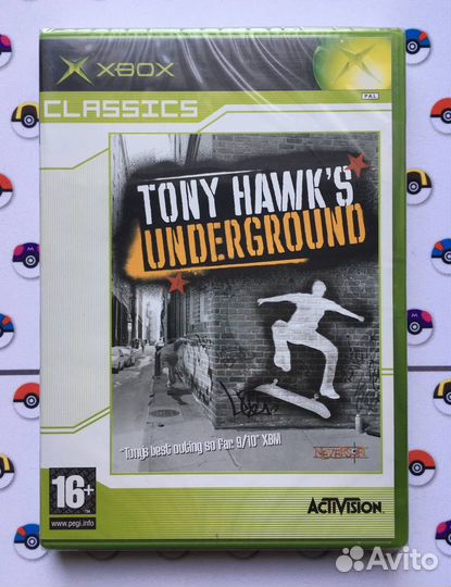 Tony Hawk Underground Xbox Original Новый Диск