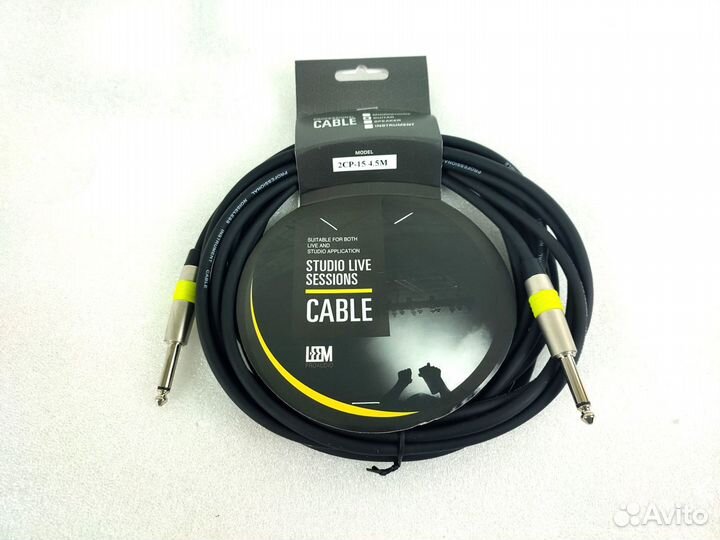 Кабель инструментальный 4.5м leem