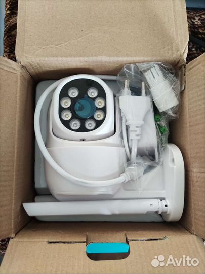 Уличная поворотная wifi камера+карта памяти 64гб