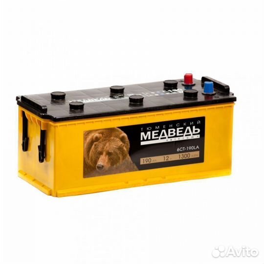 Аккумулятор Тюменский Медведь 190 Ач
