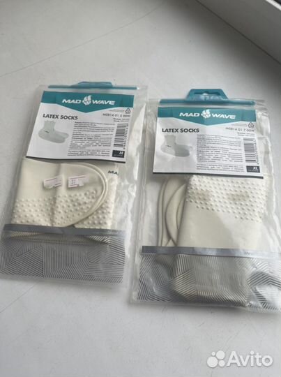 Силиконовые носочки для бассейна/бани новые