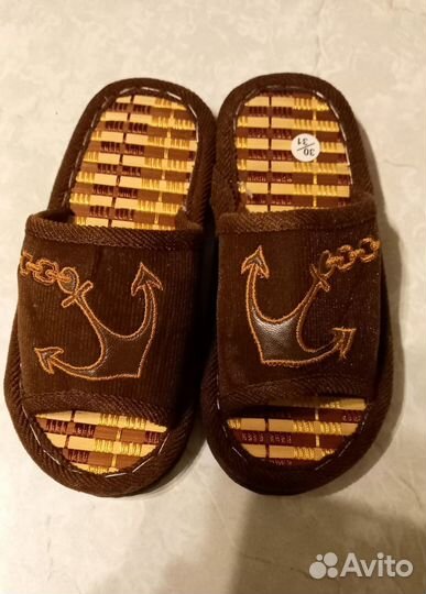 Тапочки детские, бамбук,размер:30/31,32/33