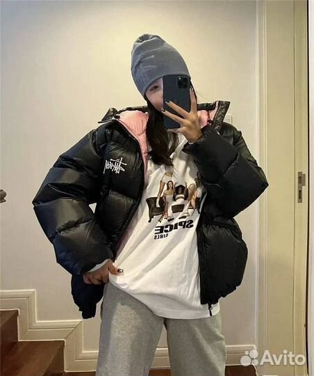 Куртка пуховик stussy 800 fill унисекс