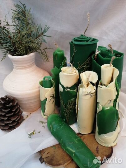 Свечи ручной работы на подарок