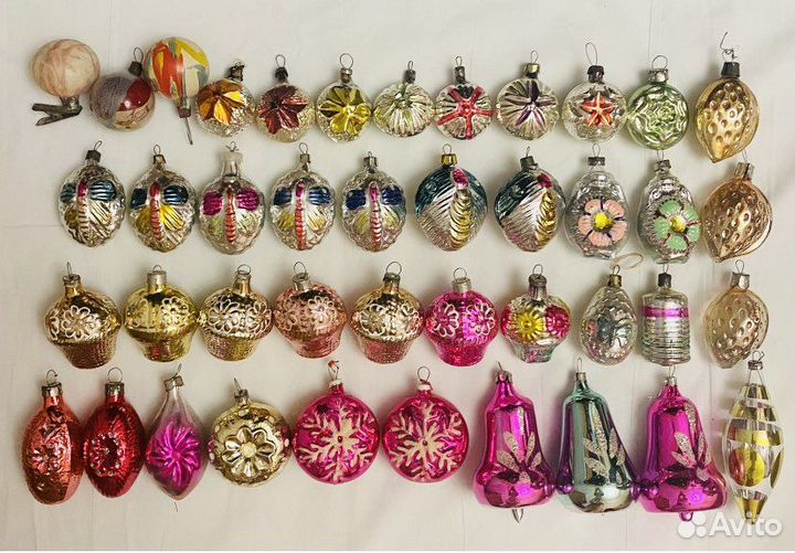 Елочные игрушки винтаж