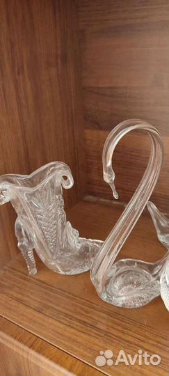 Хрустальные лебеди/ туфельки/ сапажек