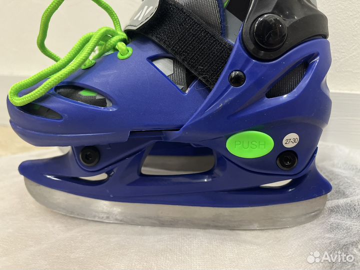 Коньки детские раздвижные 27-30