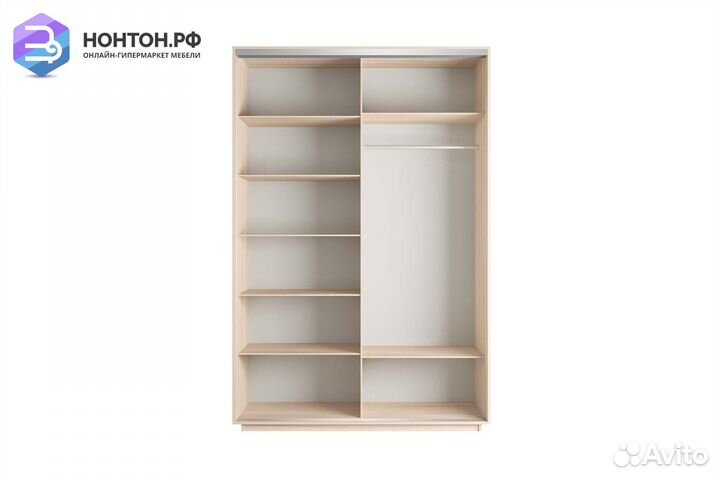 Шкаф-купе 2-х дверный Нонтон фото №1016 / дуб моло