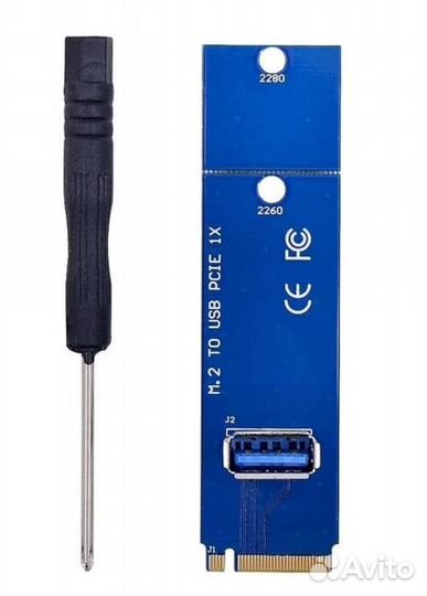 Переходник M2-USB для видеокарт