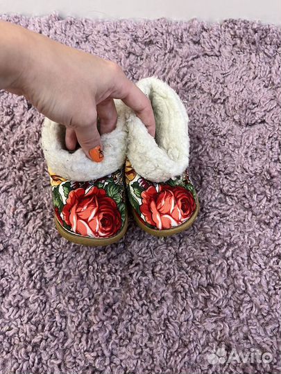 Тапочки домашние детские