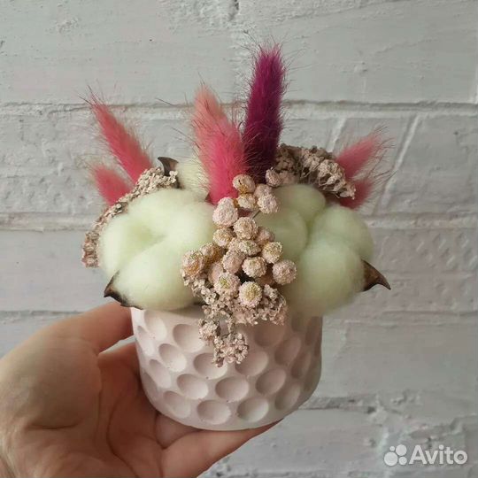 Букет, композиция из сухоцветов