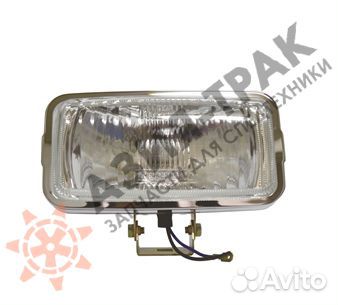 Фара галогеновая 12V H3 55W прямоугольная