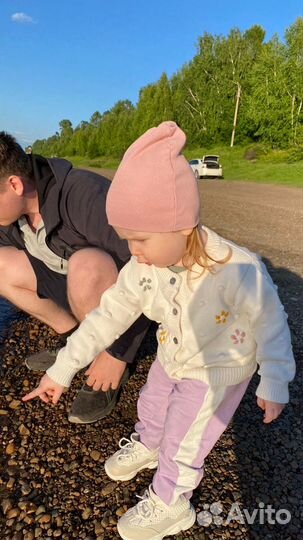 Кардиган вязаный для девочки