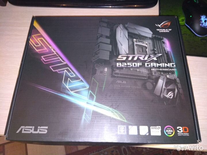 Материнская плата asus ROG strix B250F gaming, Soc