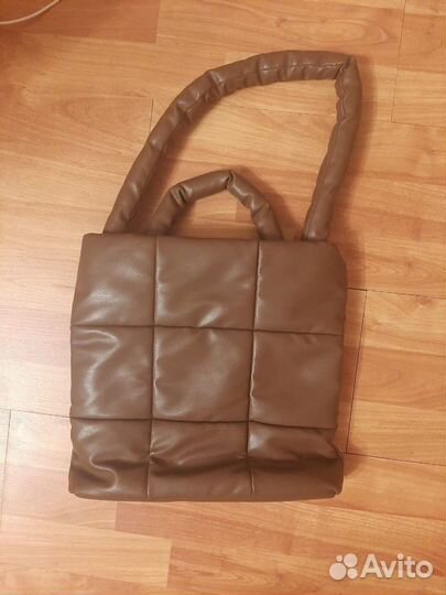 Трендоаая сумка стеганая из эко кожи