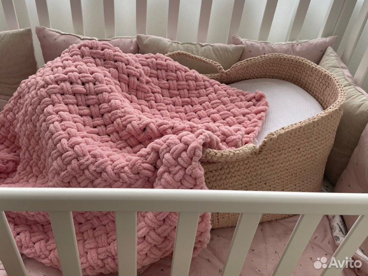 Плед детский плюшевый