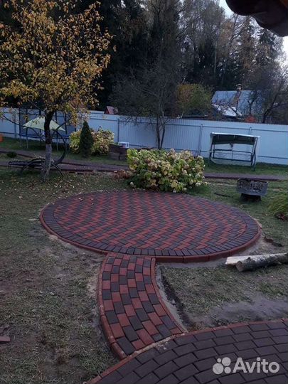 Укладка тротуарной плитки