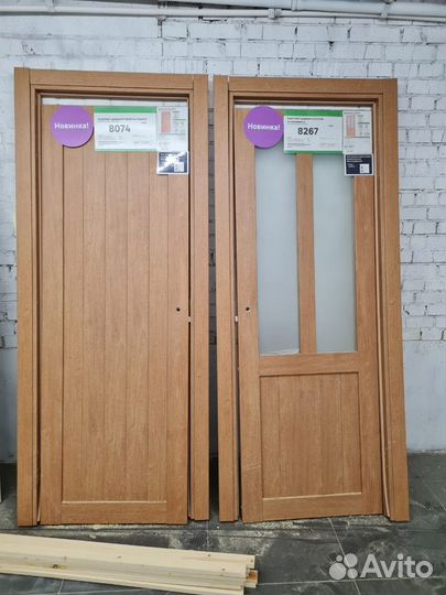 Двери с коробкой коробом новые с выставки