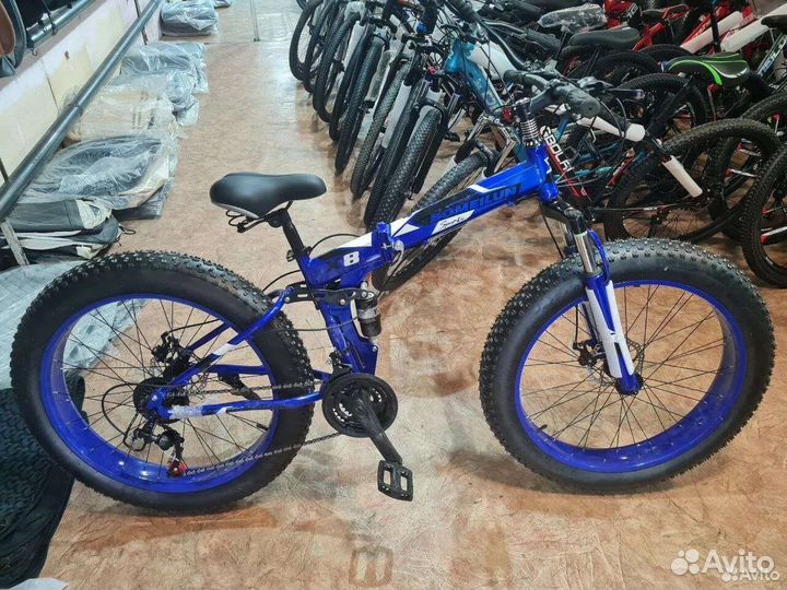 Fatbike черно-оранжевый новый