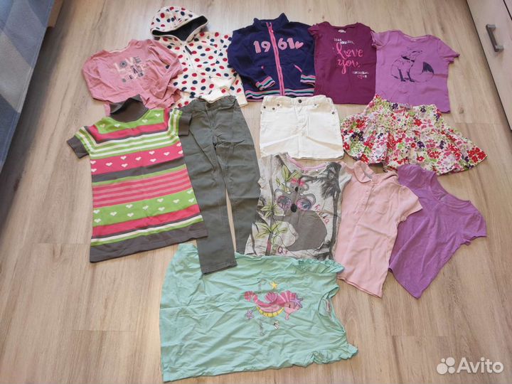 Вещи пакетом на девочку 122
