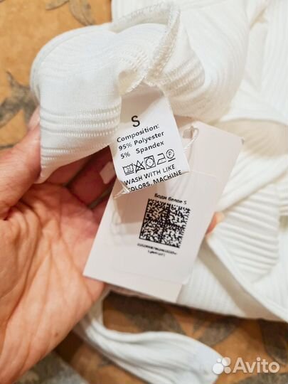 Боди женское белое 42