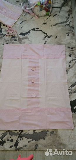 Детское постельное белье с бортиками+мобиль