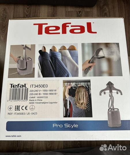 Отпариватель вертикальный Tefal Pro Style IT3450E0