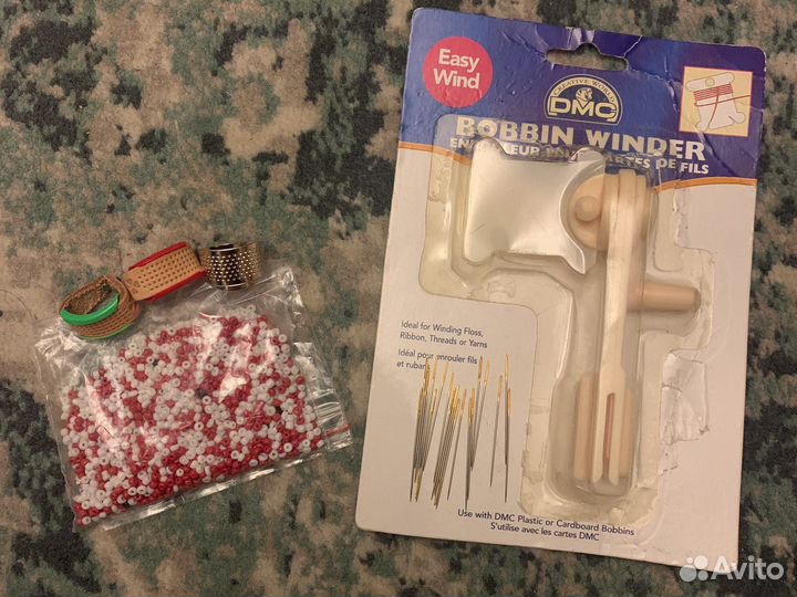 Напёрстки Clover+Устройство DMC для намотки мулине