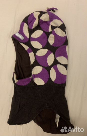 Шапка шлем Reima для девочки 52 54 зима