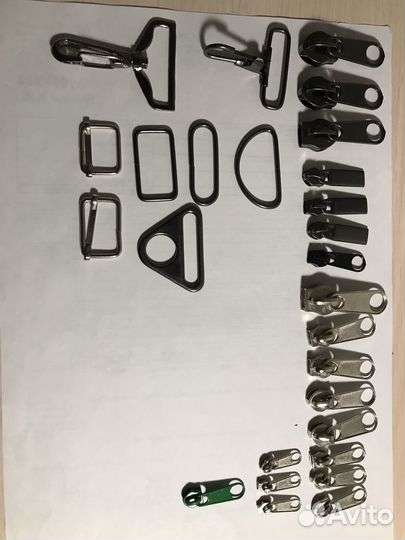 Фурнитура для ремонта одежды, сумок, чемоданов