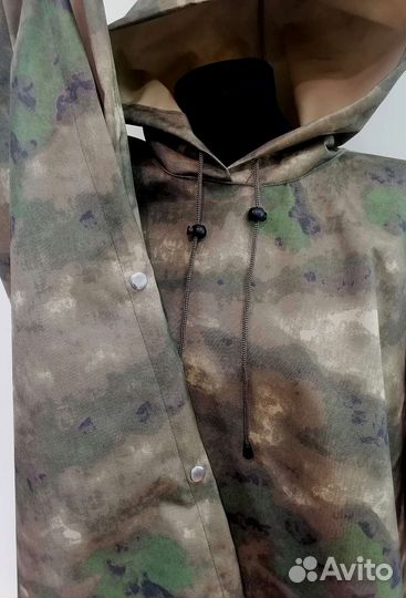 Дождевик пончо накидка плащ мох