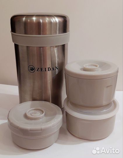 Термос с контейнерами 1,2 л, Zeidan Z9022