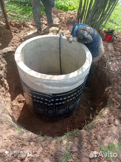 Колодцы чистка траншеи