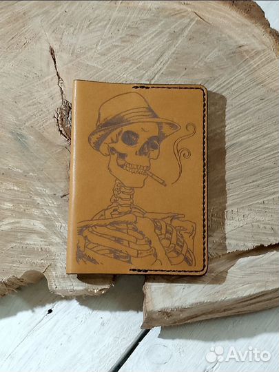 Обложка на паспорт из натуральной кожи