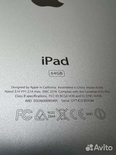 iPad 3 md371fd/a iPad wi-fi cellular 64 gb