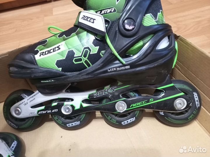 Роликовые коньки + сумка