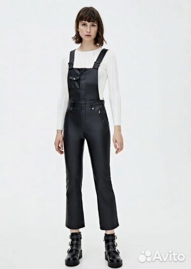 Комбинезон кожаный