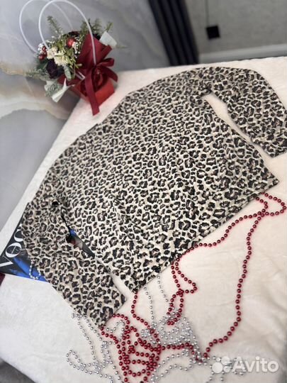 Домашнаяя леопардовая кофта S Hunkemoller